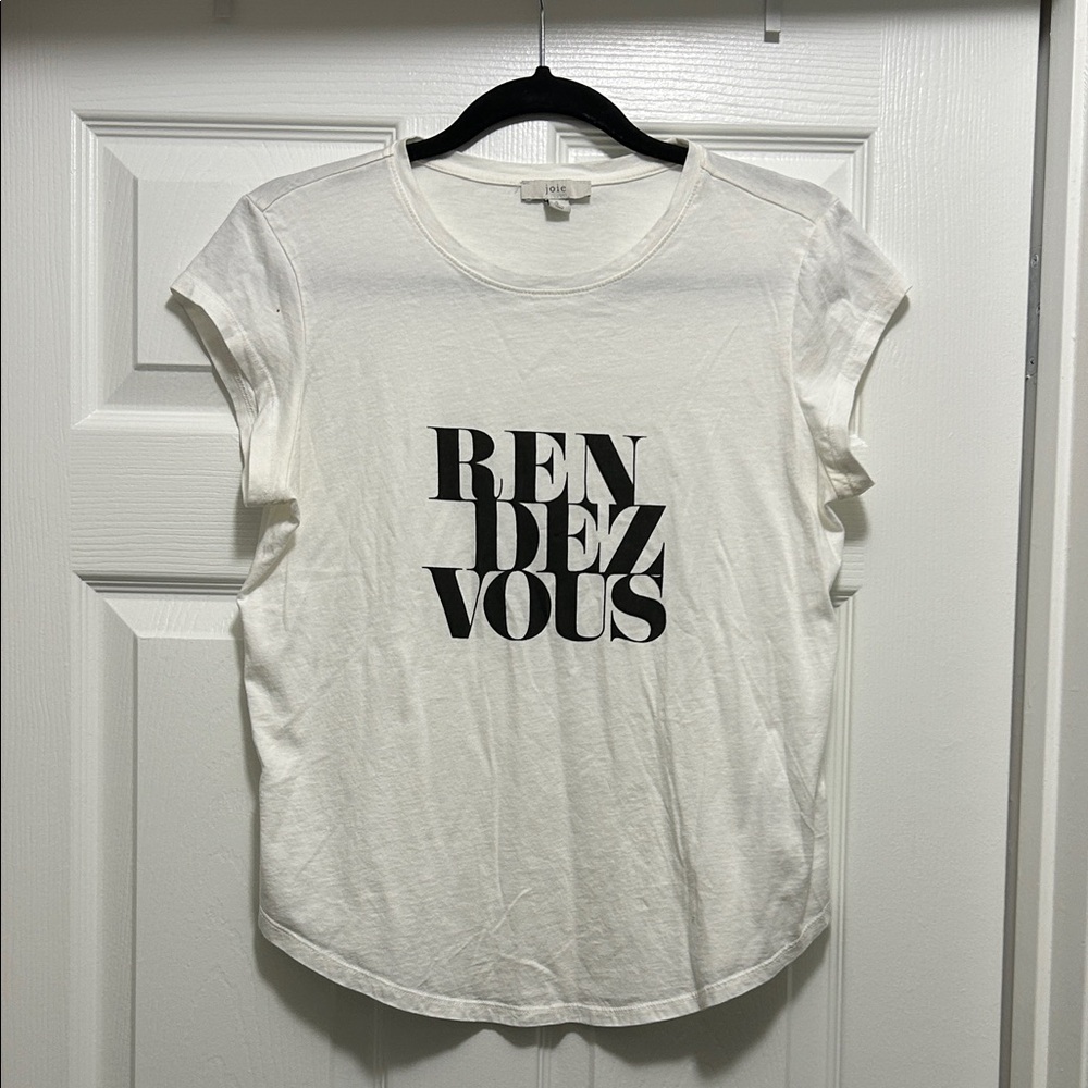 Joie White Rendezvous Tee
